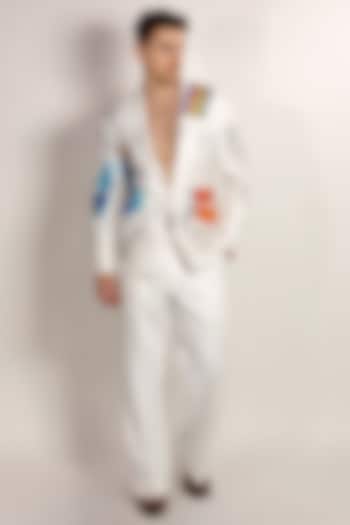 Snow White Manga Suiting Hand Painted Tuxedo Set by Bharat Reshma at Pernia's Pop Up Shop