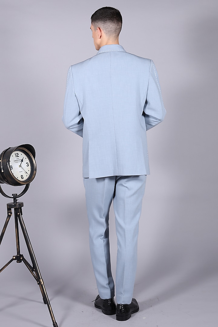 Powder blue blazer set (Marlin) main image 1