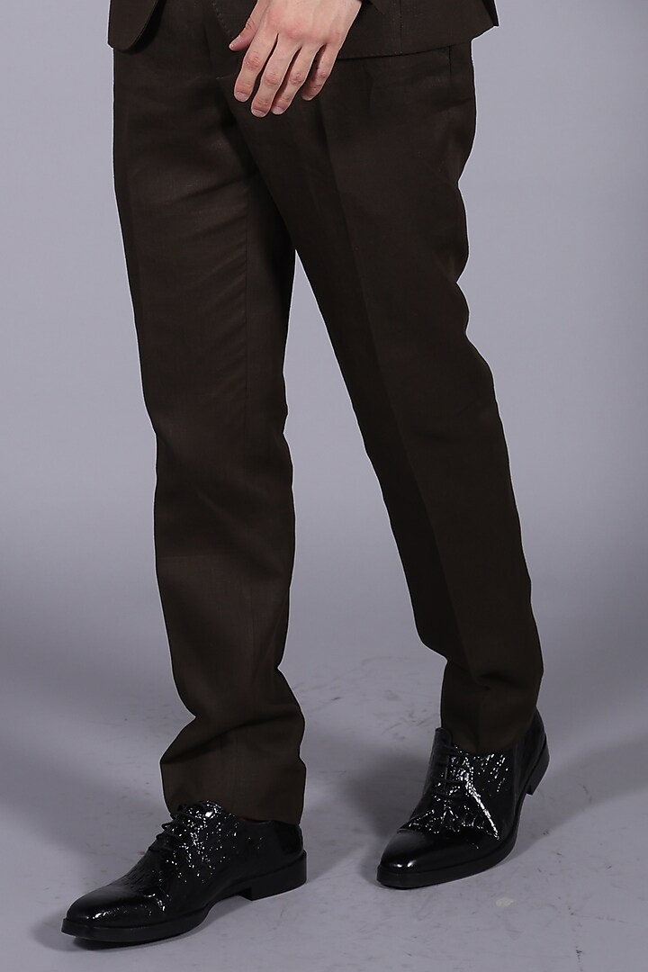 Ash Green Suiting Blazer Set by Bharat Reshma at Pernia's Pop Up Shop