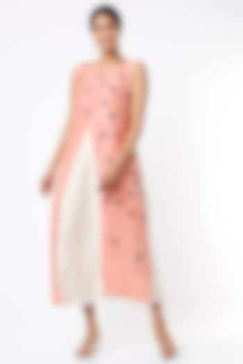 Blush Pink Embroidered Dress by Bhusattva at Pernia's Pop Up Shop