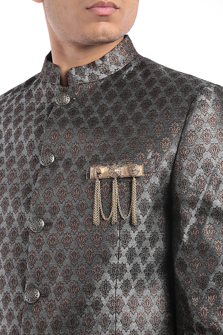 Antique Gold Finish Maharaja Brooch by Cosa Nostraa at Pernia's Pop Up Shop