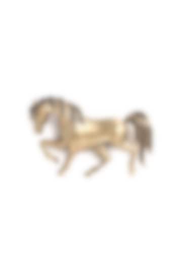 Antique Gold Finish Horse Brooch by Cosa Nostraa