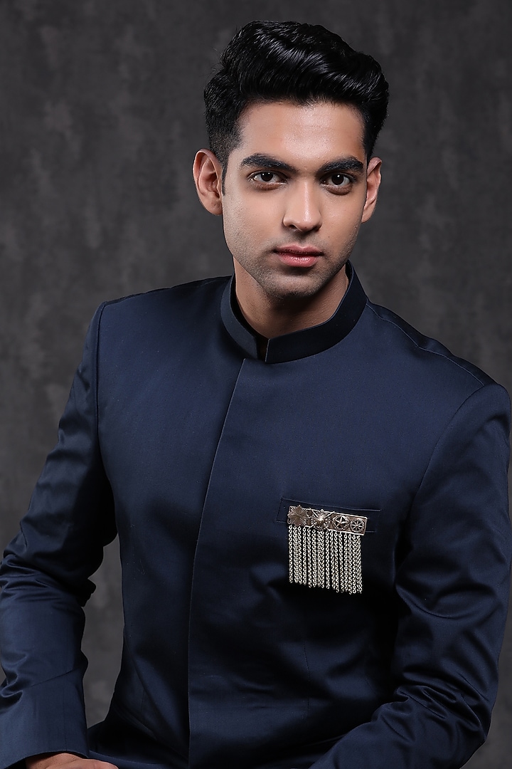 Antique Gold Finish Royal Army Statement Brooch by Cosa Nostraa at Pernia's Pop Up Shop