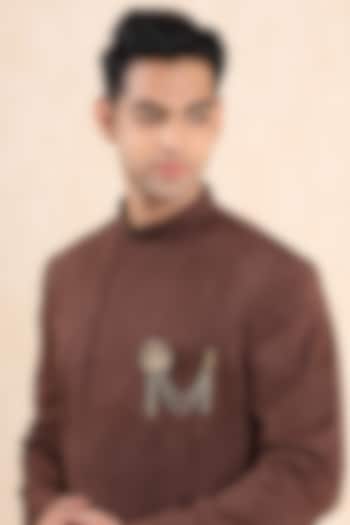 Antique Gold Finish Buddha Brooch by Cosa Nostraa at Pernia's Pop Up Shop