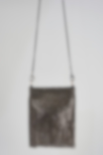 Black Embellished Hand Bag by Bijoux By Priya Chandna