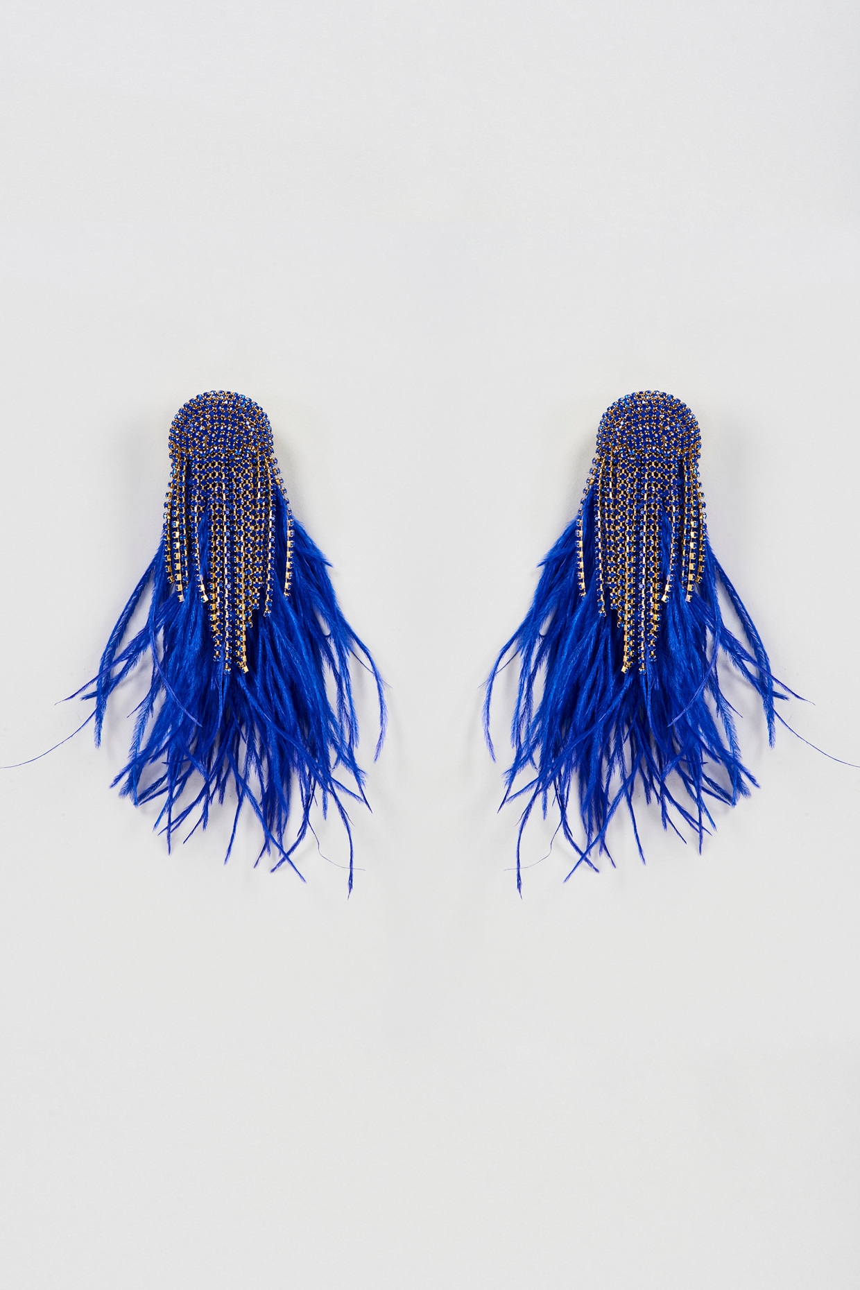 Jewelry | Boho Ethnic Royal Blue Fringe Tassel Earrings | Poshmark