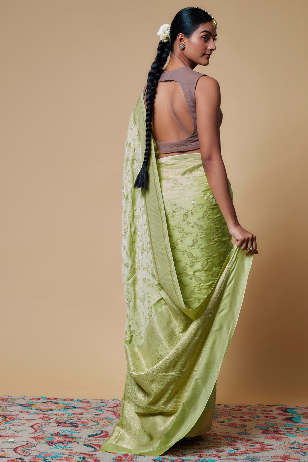 Viscose Georgette saree | TTDS575