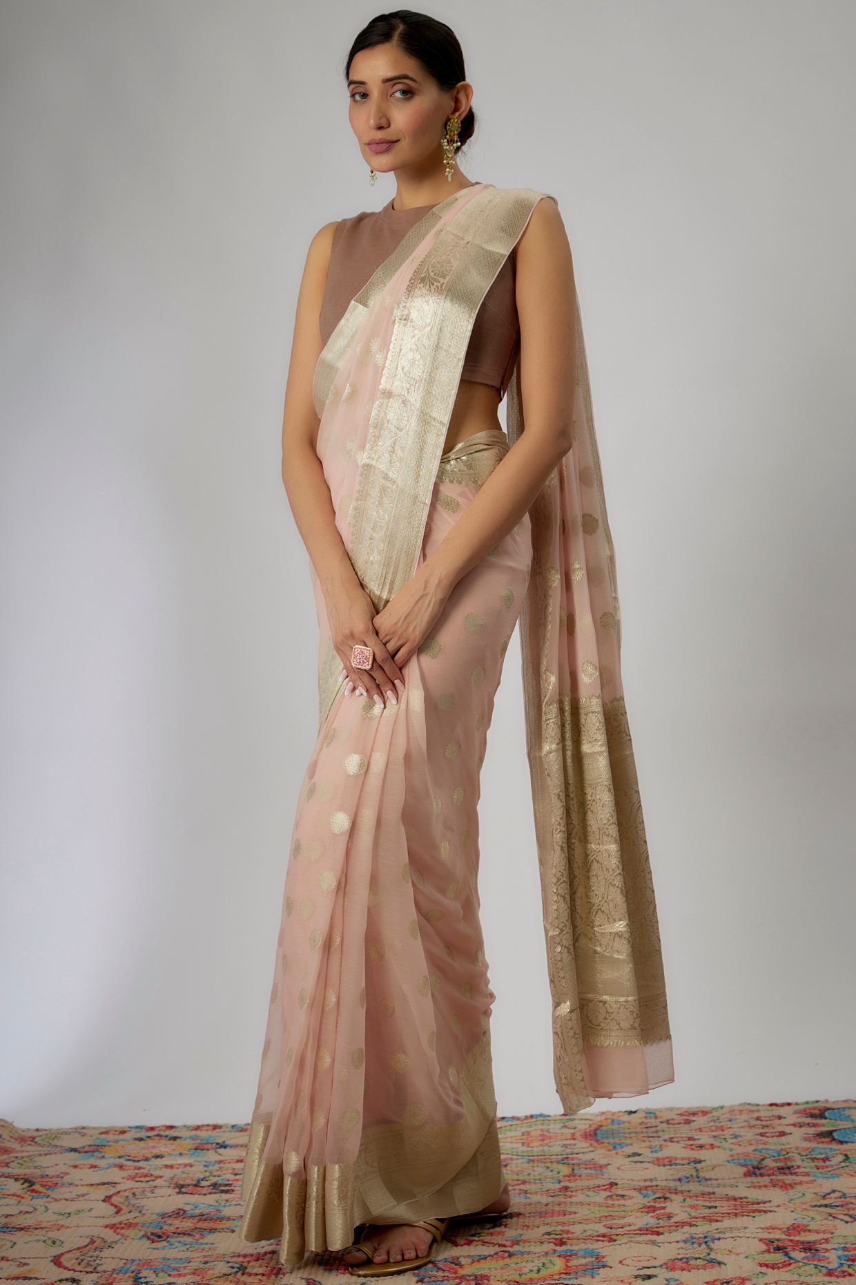 9 light-as-air chiffon saris perfect for those who are over silk | Vogue  India