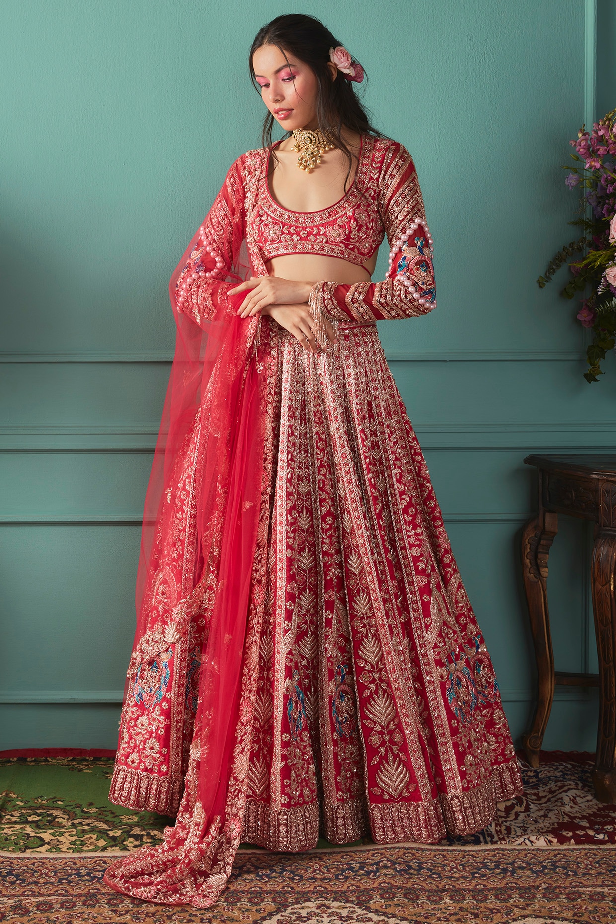 Shop Designer Bridal Lehengas Choli Online At Best Price. | Samyakk