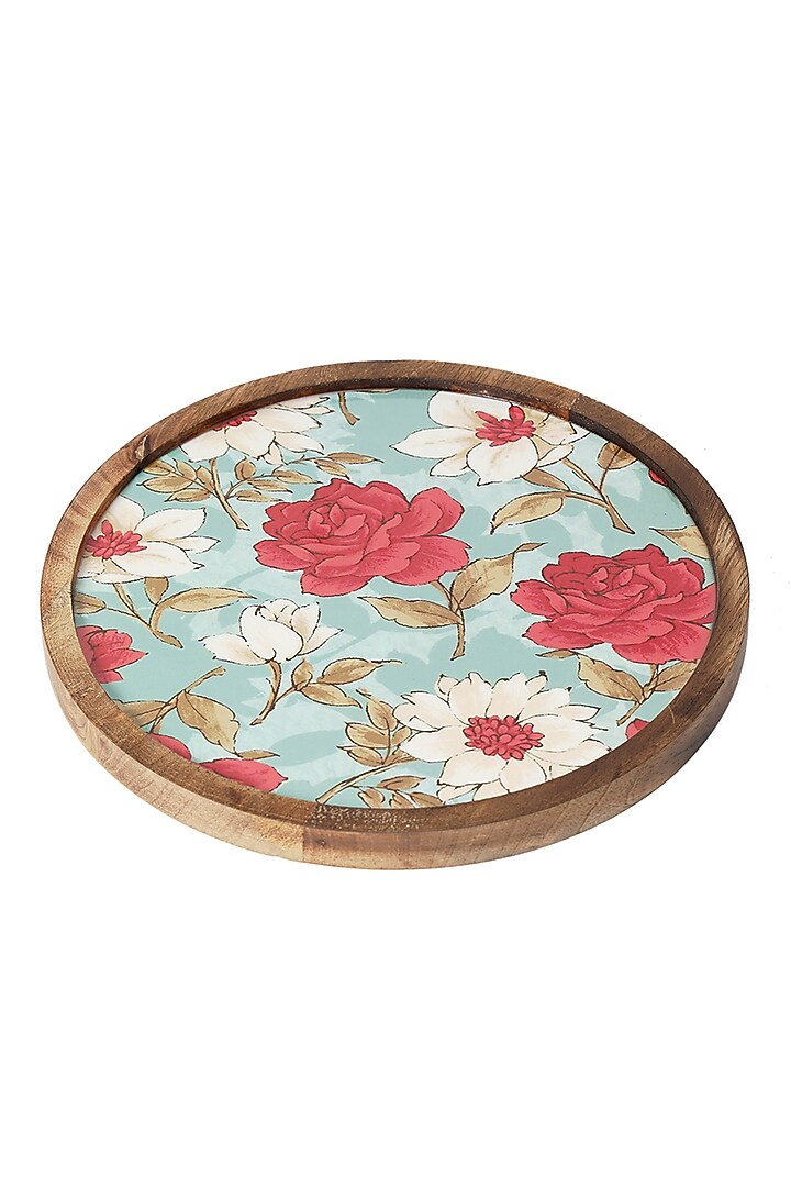 Multi-colored Mango Wood Platter by BLUE ELEPHANT at Pernia's Pop Up Shop