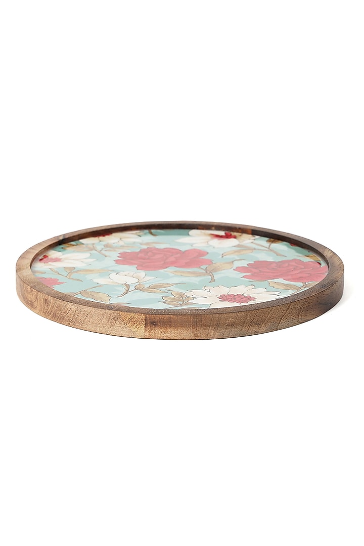 Multi-colored Mango Wood Platter by BLUE ELEPHANT at Pernia's Pop Up Shop