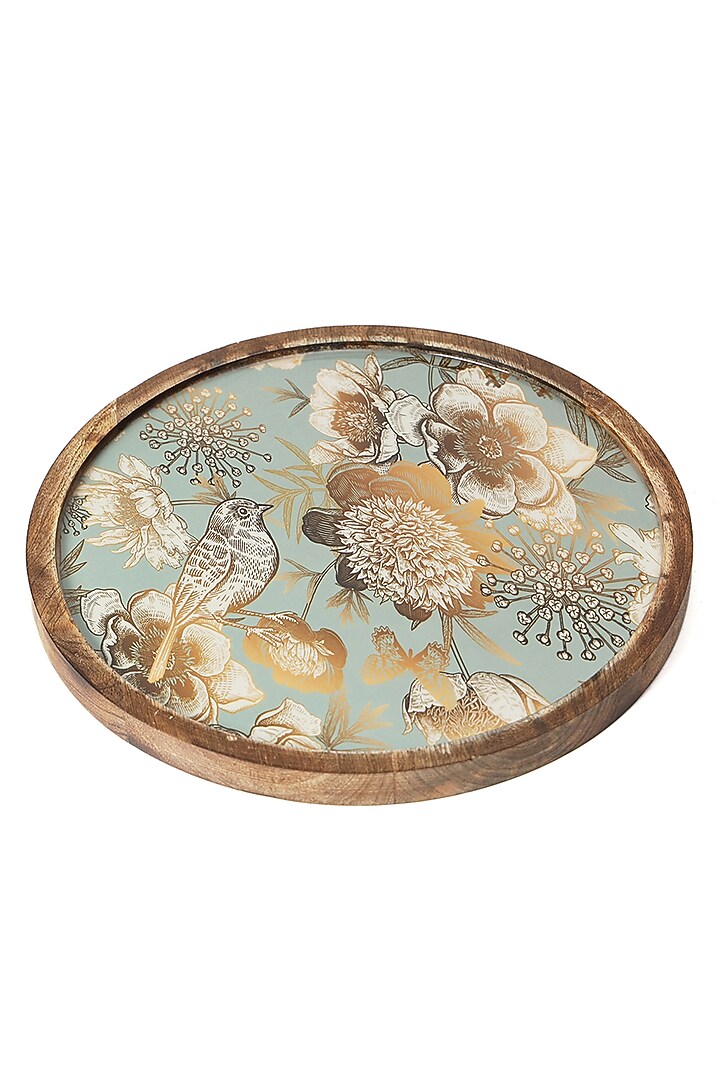 Multi-colored Mango Wood Platter by BLUE ELEPHANT at Pernia's Pop Up Shop