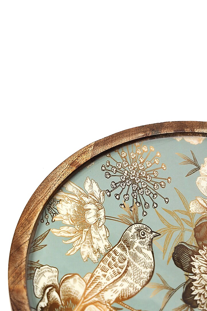 Multi-colored Mango Wood Platter by BLUE ELEPHANT at Pernia's Pop Up Shop
