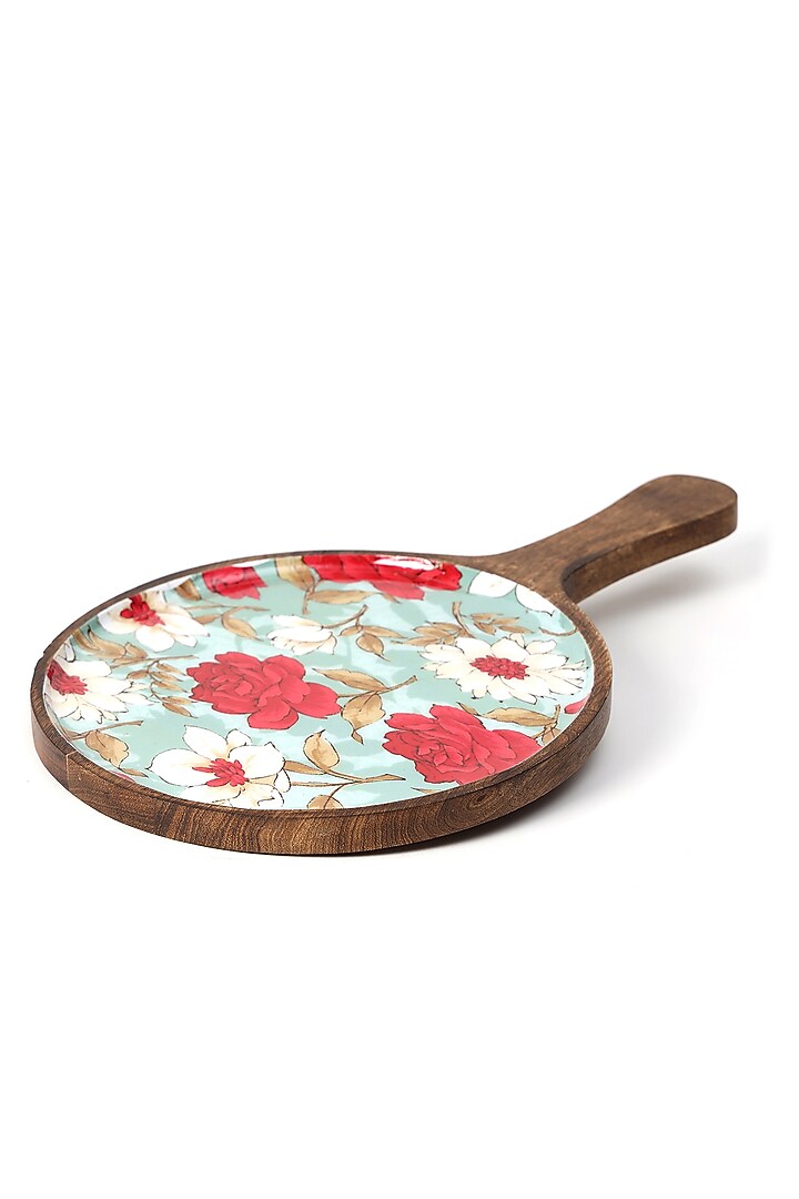 Multi-colored Mango Wood Platter by BLUE ELEPHANT at Pernia's Pop Up Shop
