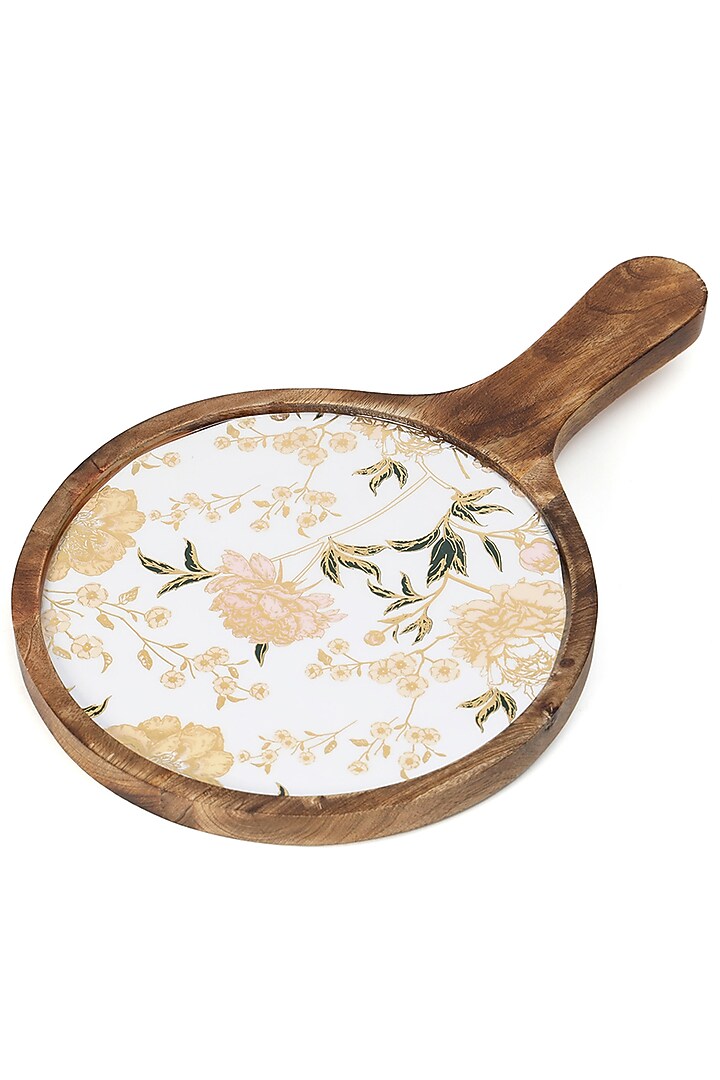 Multi-colored Mango Wood Platter by BLUE ELEPHANT at Pernia's Pop Up Shop