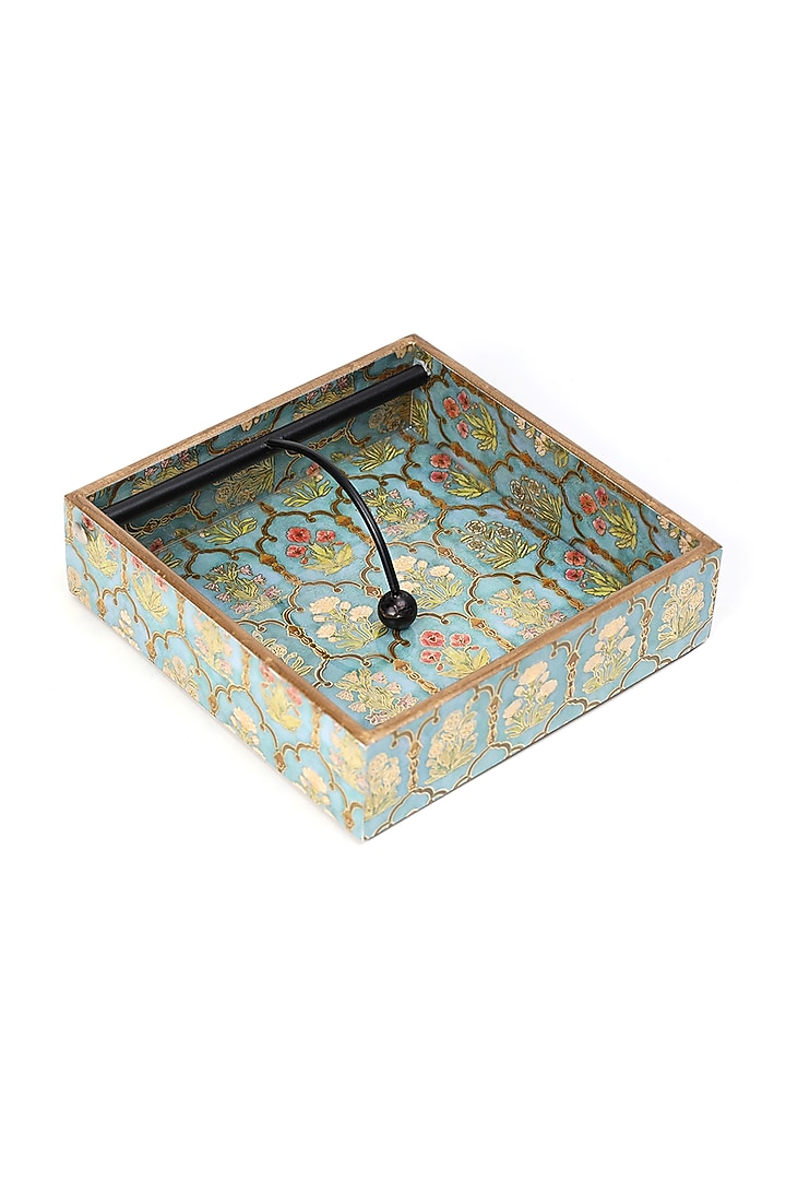 Multi-Colored Wood Tissue Holder by BLUE ELEPHANT at Pernia's Pop Up Shop