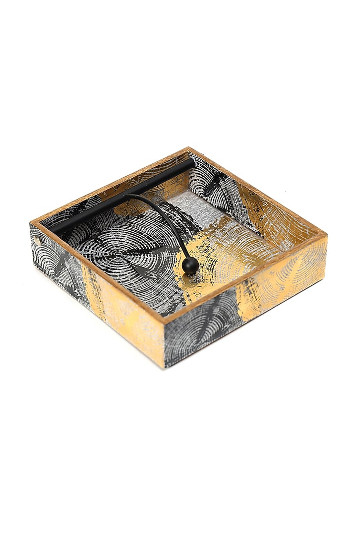 Silver Wood Tissue Holder by BLUE ELEPHANT at Pernia's Pop Up Shop