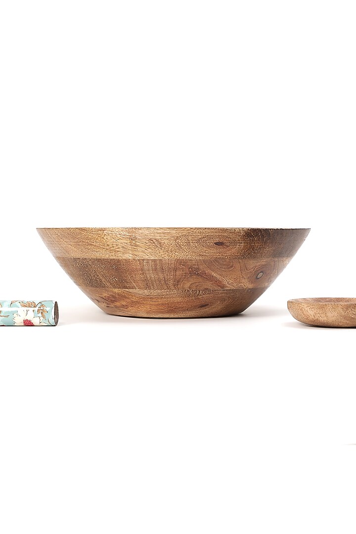 Red Mango Wood Bowl and Spoon set by BLUE ELEPHANT at Pernia's Pop Up Shop