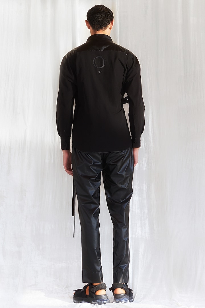 Black Kimono With Drop Shoulders by BLONI MEN at Pernia's Pop Up Shop