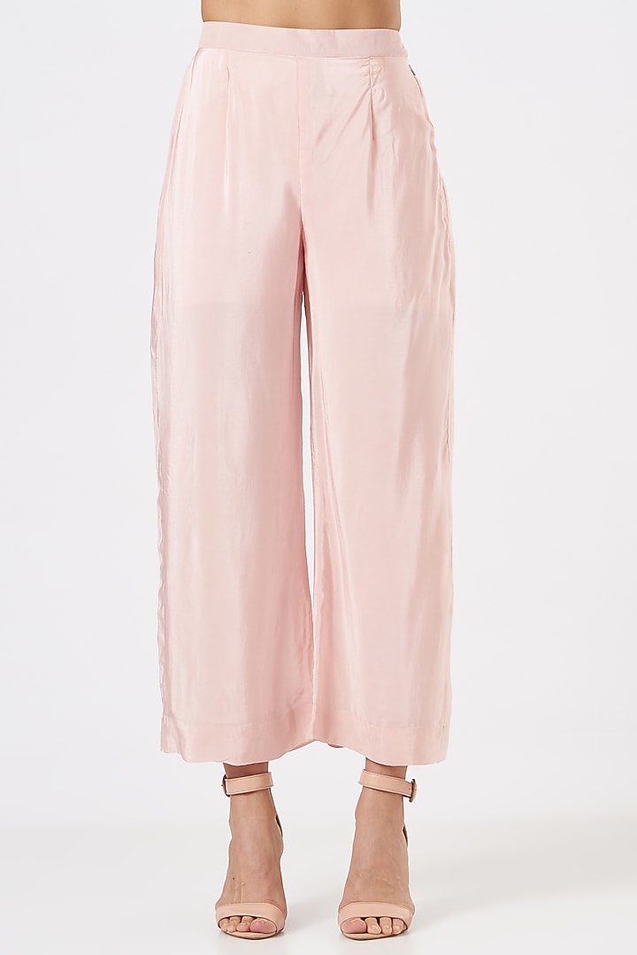Blush Pink Embroidered Kaftan Set by Blush & M at Pernia's Pop Up Shop