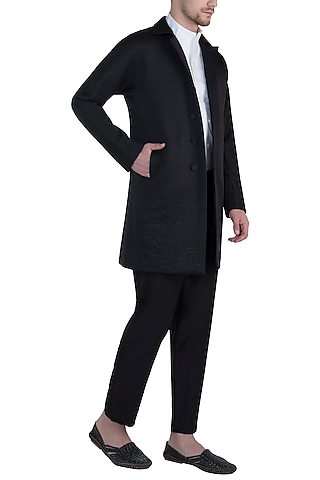 Black embossed jacket by BLONI