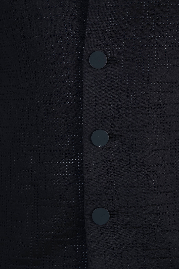 Black embossed jacket available only at Pernia's Pop Up Shop.