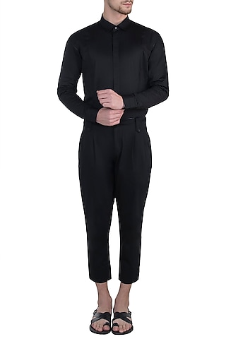 Black moon handcrafted shirt by BLONI