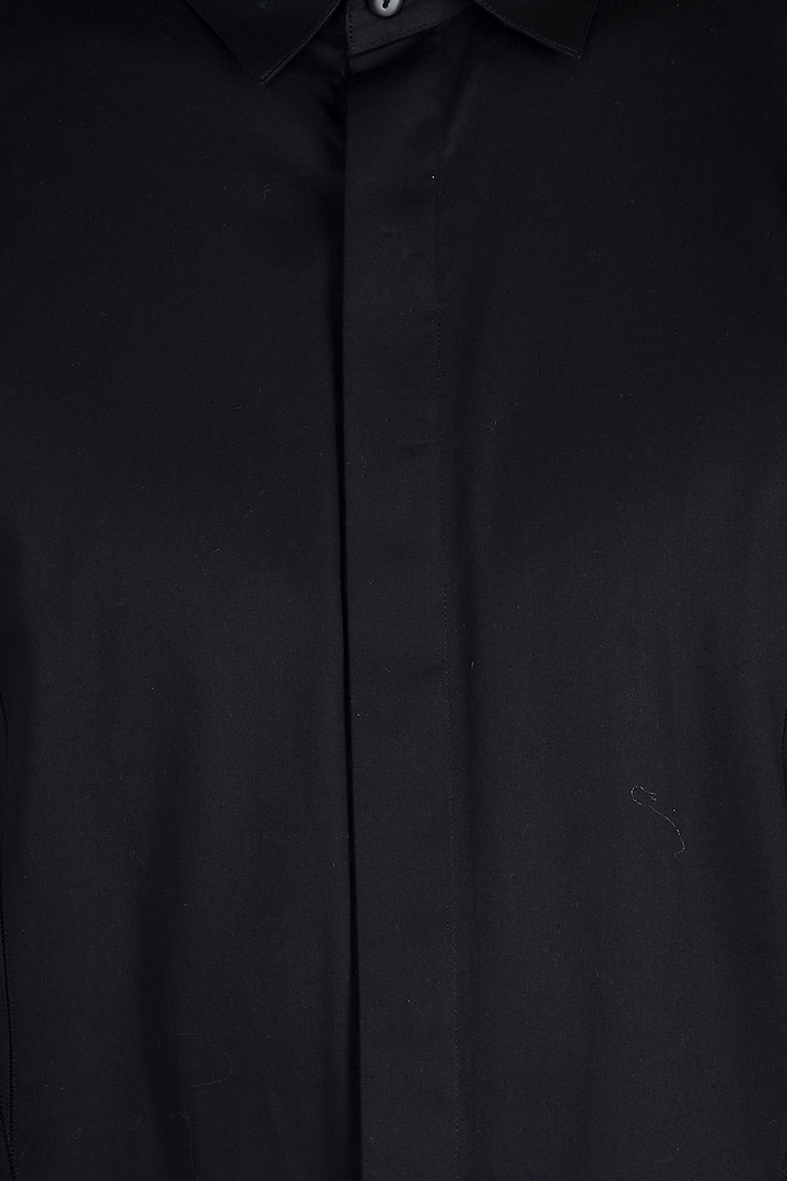 Black moon handcrafted shirt available only at Pernia's Pop Up Shop.