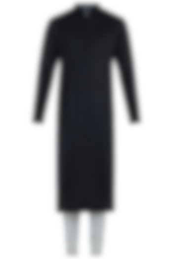 Black kurta with pants by BLONI