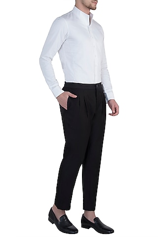 Black twill pants by BLONI