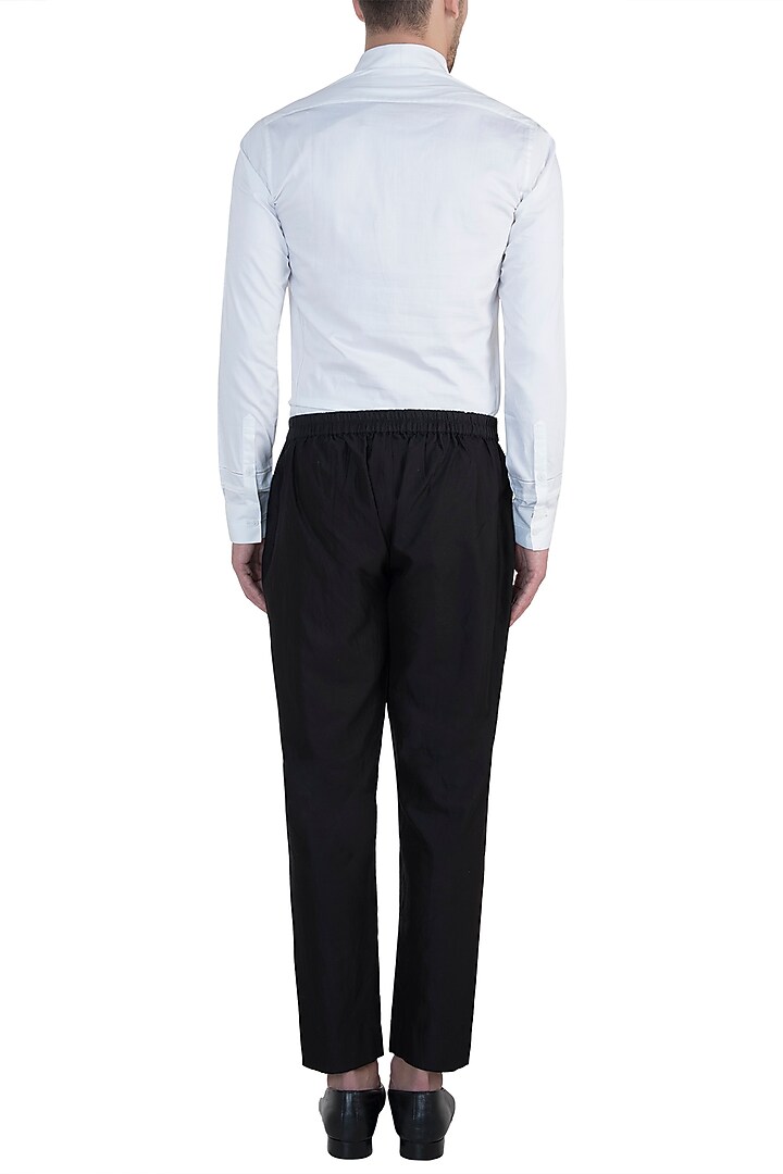 Black twill pants available only at Pernia's Pop Up Shop.
