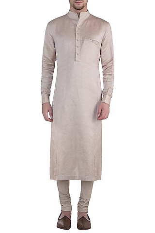 Old rose kurta with churidar by BLONI