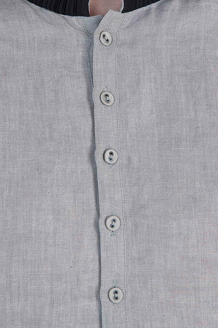 Grey and black kurta available only at Pernia's Pop Up Shop.