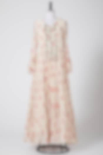 Ivory Printed Gown by Bhumika Sharma at Pernia's Pop Up Shop
