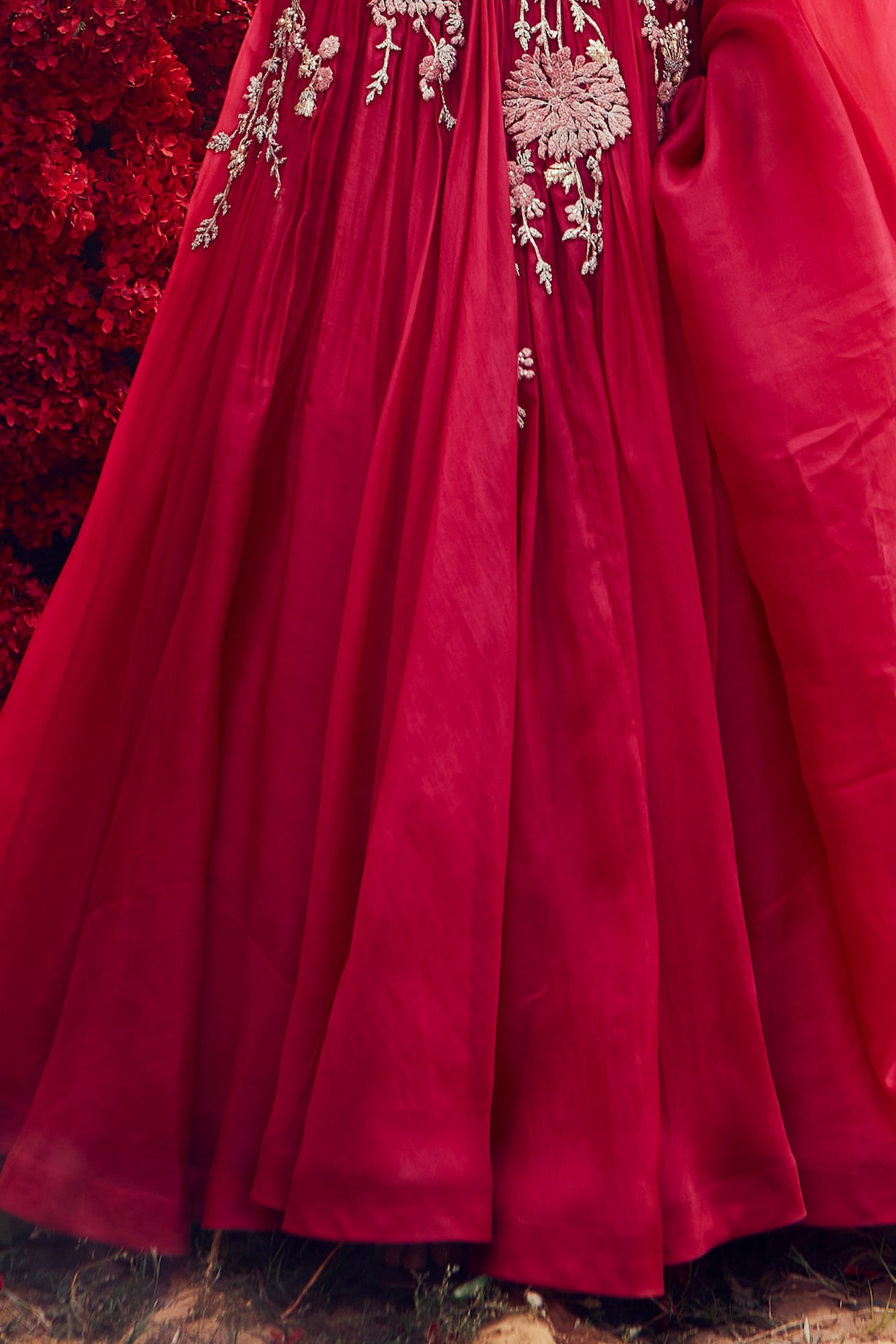 Fuchsia Thea Lehenga set main image 1