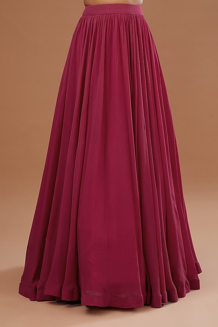 Pink Blend Silk Wedding Lehenga Set by Bhumika Sharma at Pernia's Pop Up Shop