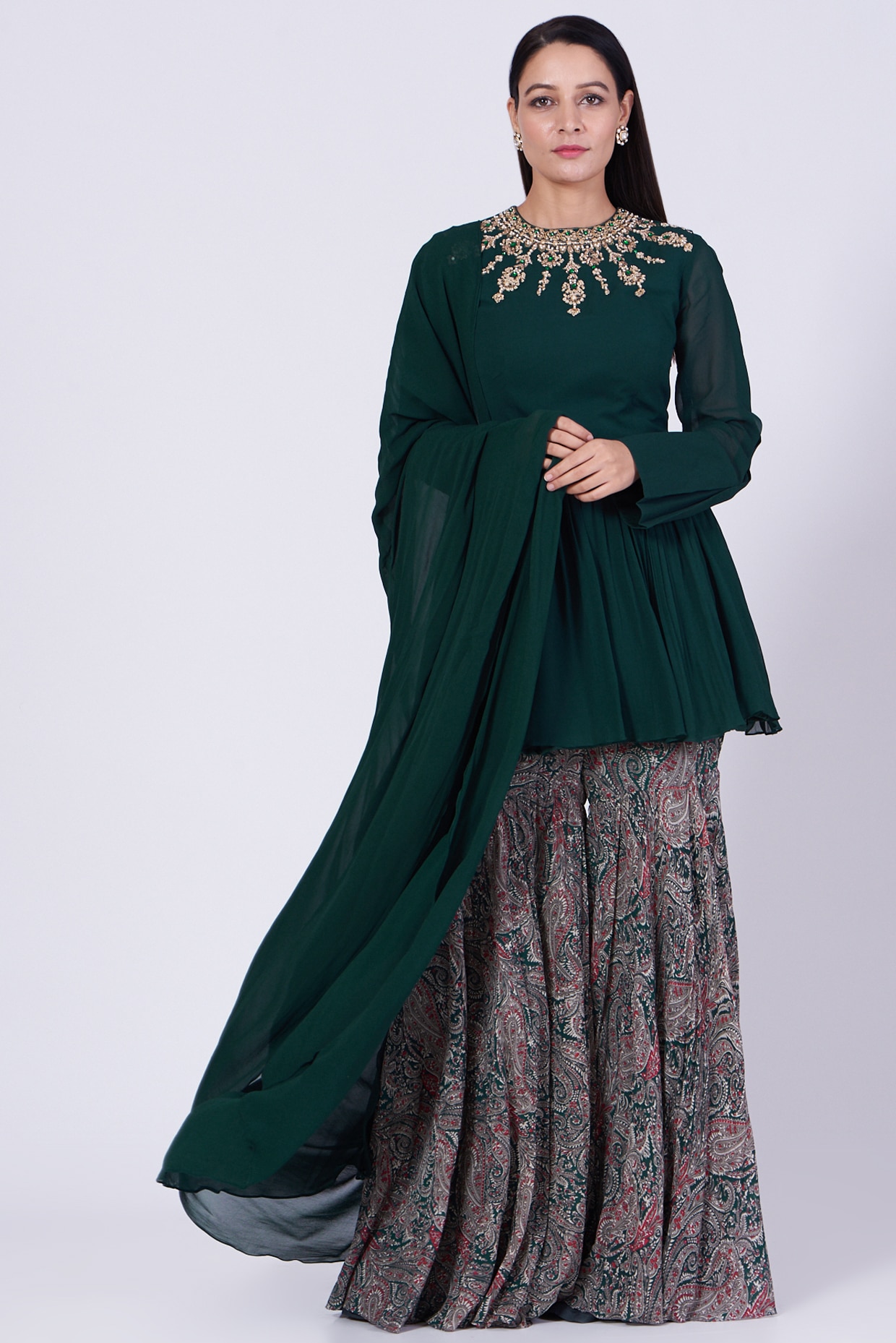 teal green sharara