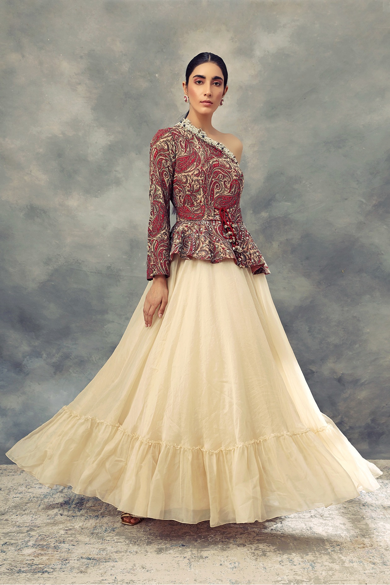 Georgette Party Wear Western Dress at best price in Mohali | ID: 19333482691