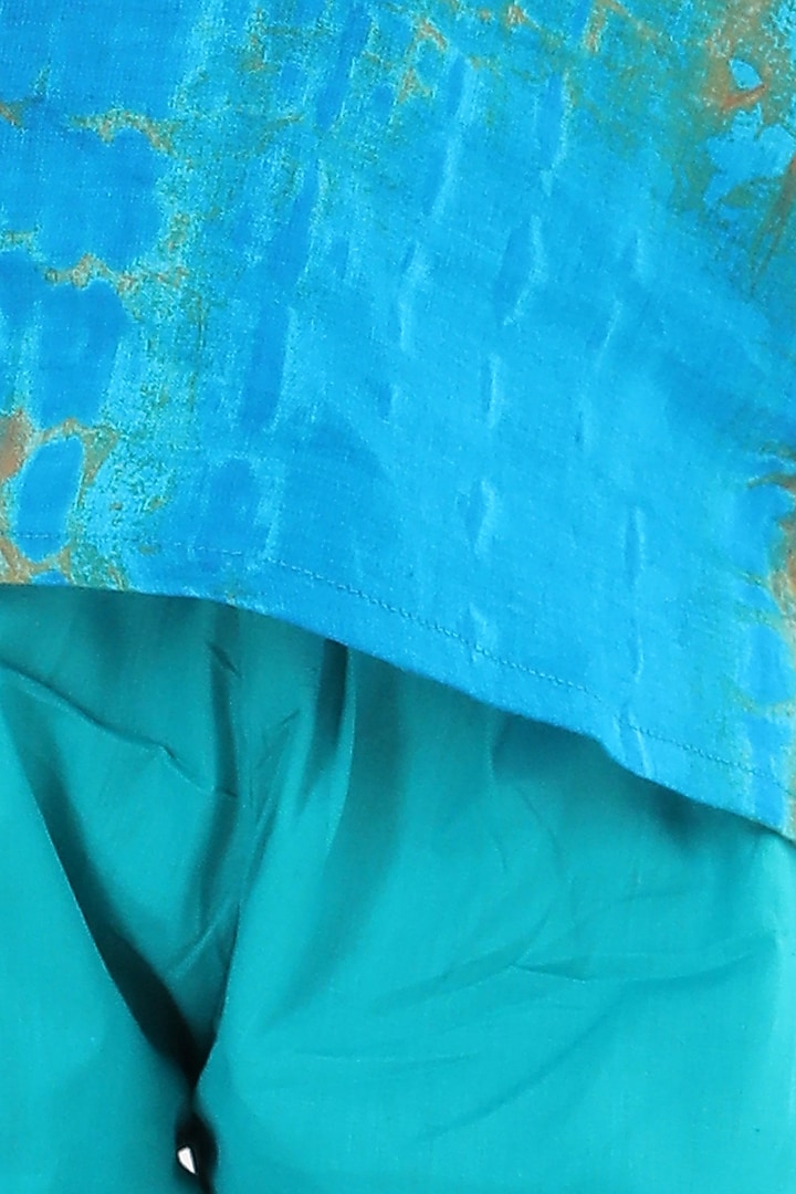 Light Blue Pant Set For Girls by BownBee at Pernia's Pop Up Shop
