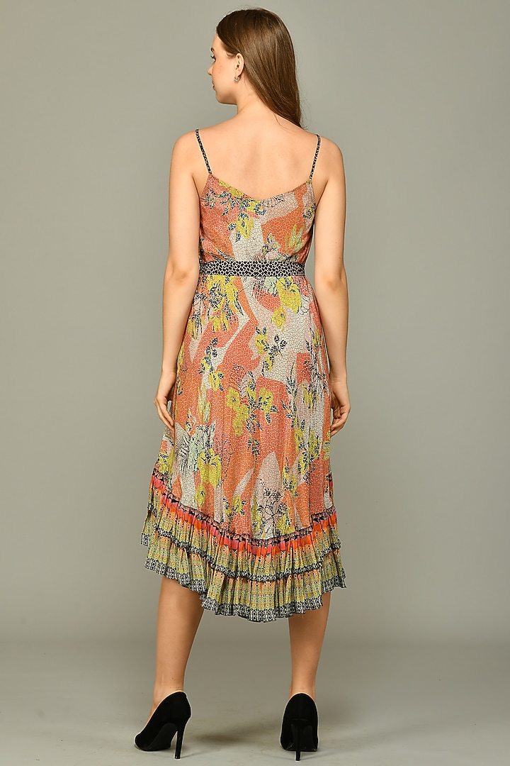 Multi-Colored Viscose Printed Tunic Vacation Dress by Bhanuni By Jyoti at Pernia's Pop Up Shop