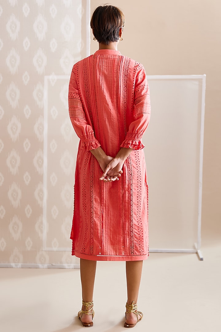 Coral Cotton Tunic by Bunka at Pernia's Pop Up Shop