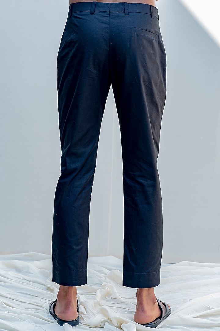 Opal Blue Embroidered Kurta Set by Bohame Men at Pernia's Pop Up Shop