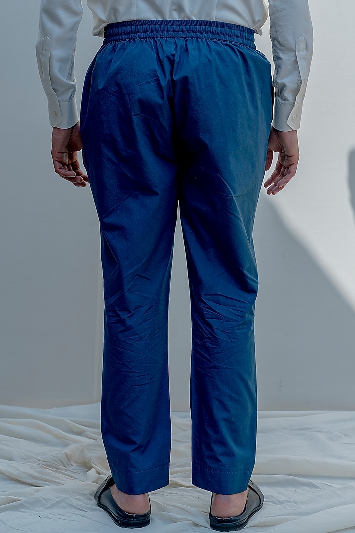 Turquoise Embroidered Overlapped Achkan Jacket Set by Bohame Men at Pernia's Pop Up Shop