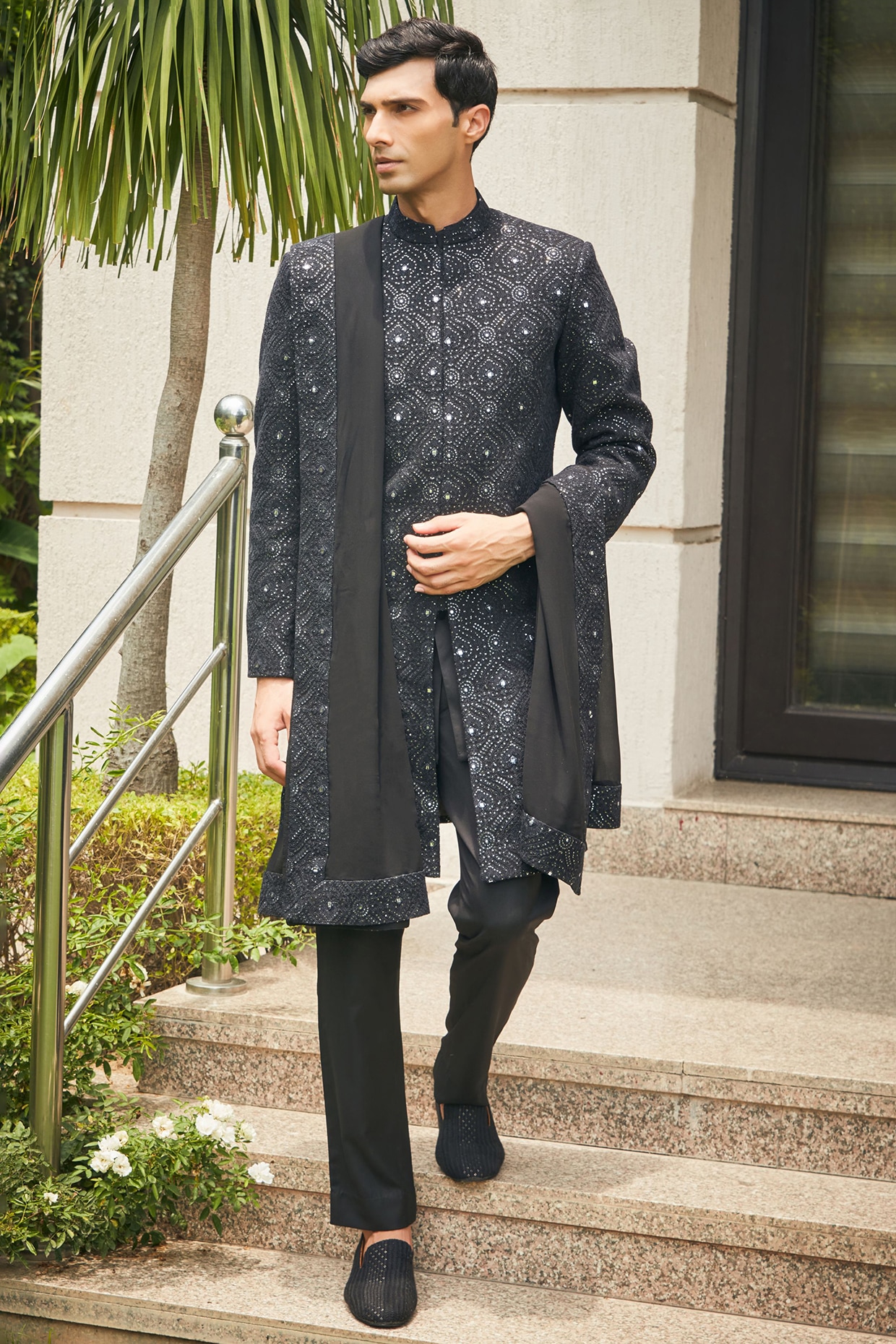 Velvet sherwani outlet