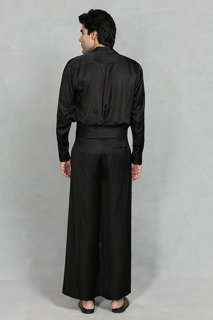 Gold Brocade Wedding Indowestern Set by Bohame Men at Pernia's Pop Up Shop