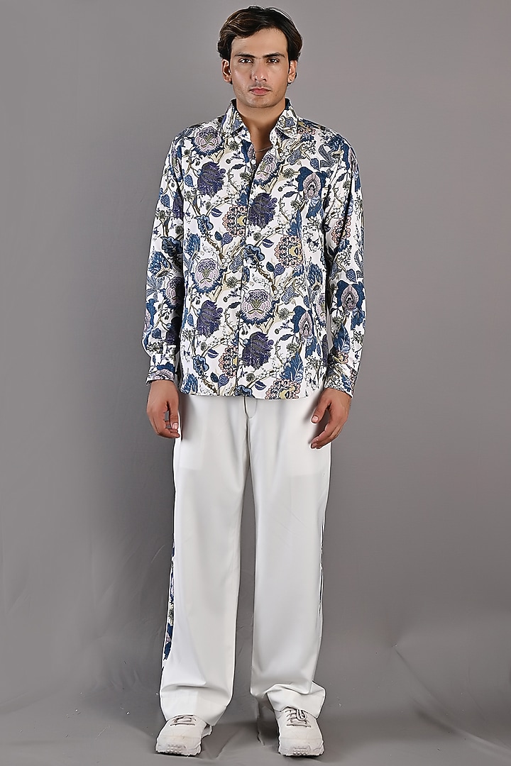 Off-White Suiting Pant Set by Bohame Men at Pernia's Pop Up Shop