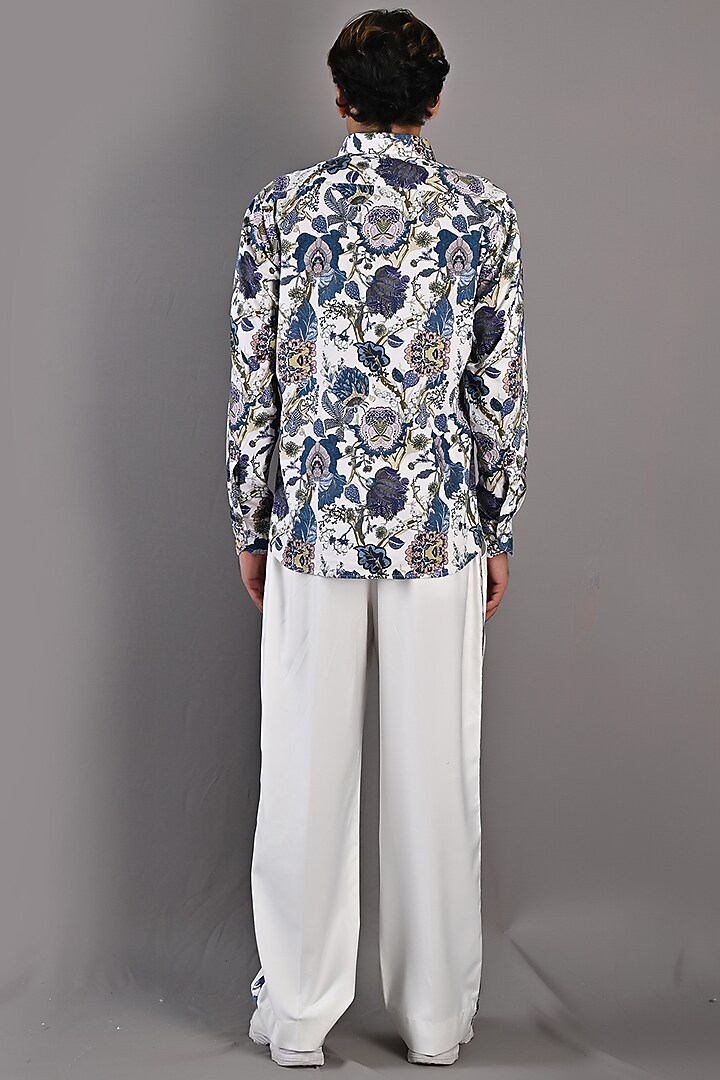 Off-White Suiting Pant Set by Bohame Men at Pernia's Pop Up Shop