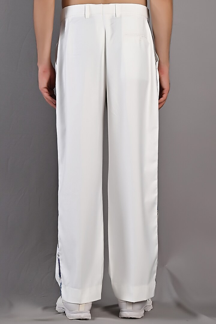 Off-White Suiting Pant Set by Bohame Men at Pernia's Pop Up Shop