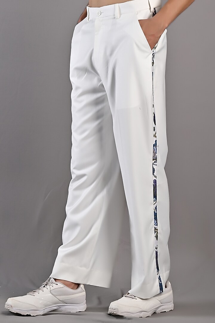 Off-White Suiting Pant Set by Bohame Men at Pernia's Pop Up Shop