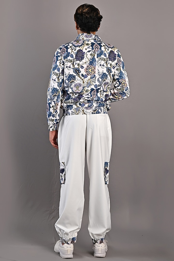 Off-White Suiting Jogger Pant Set by Bohame Men at Pernia's Pop Up Shop